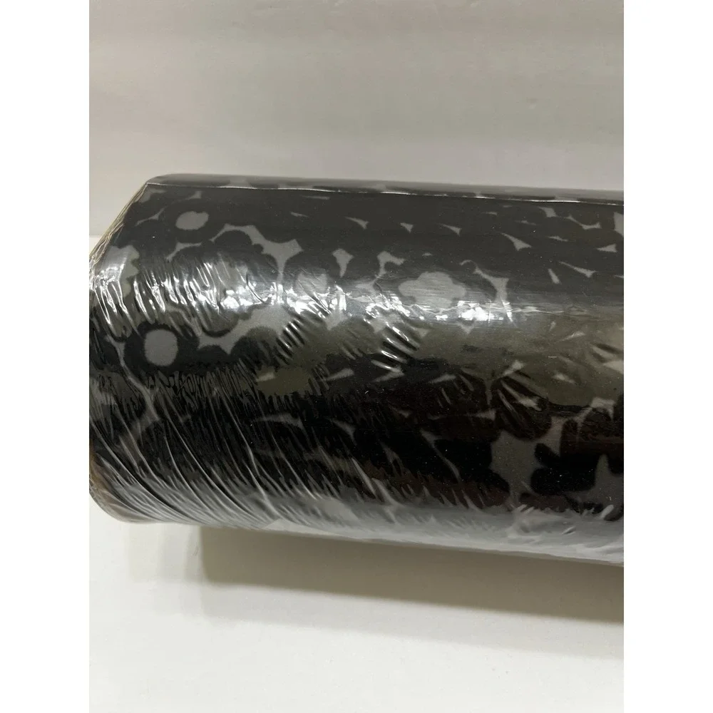 Christian Lacroix Flocked Wall Covering Black Gray 2012 Paseo Pattern 2 Roll NIP